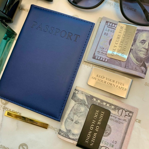 "Eyes On your Own Paper" Money Clip - Picture 3 of 3